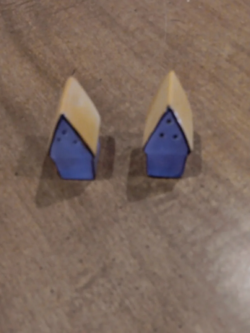 Ceramic House-Shaped Salt and Pepper Shakers